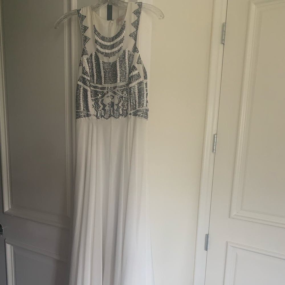 Parker White Prom Dress